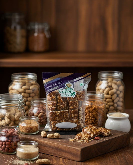 Soft coconut jaggery fudge pieces