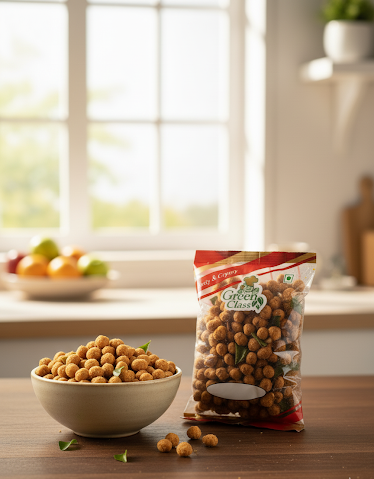 Spicy masala peanuts snack