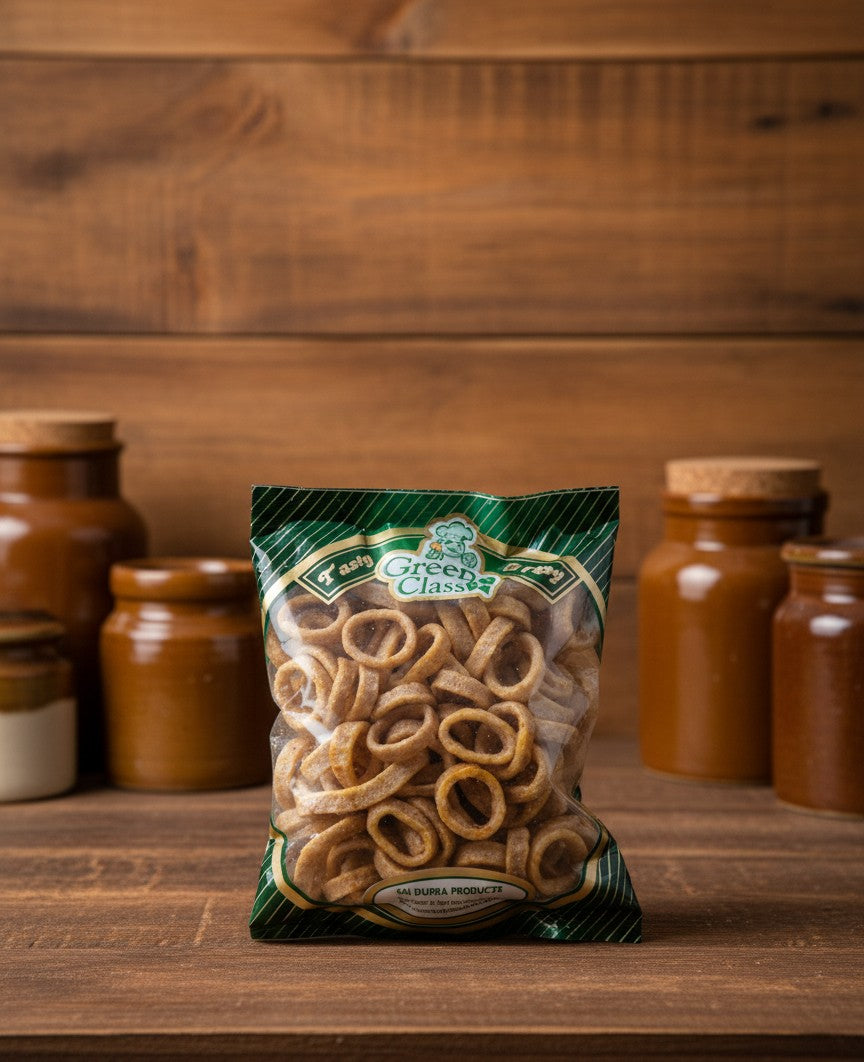 Crispy savory onion rings snack