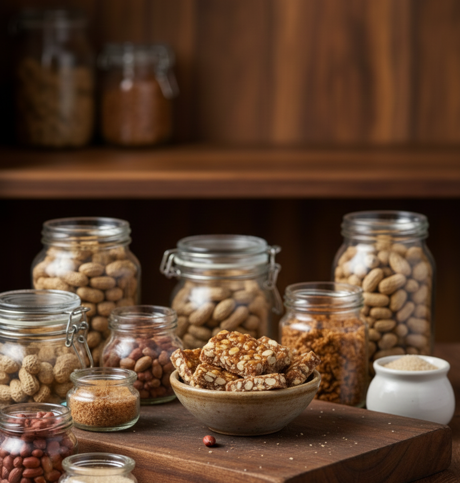 Coconut Jaggery Chikki